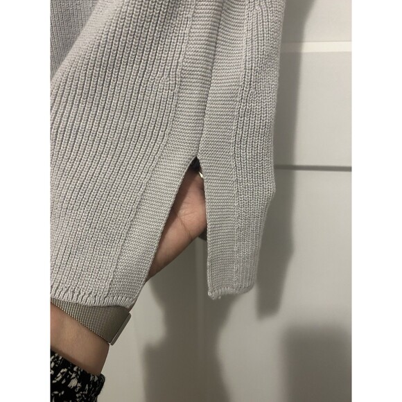 J. Jill Wearever Collection Small Petite Sweater Gray Tunic Sleeveless Pullover - Picture 4 of 6